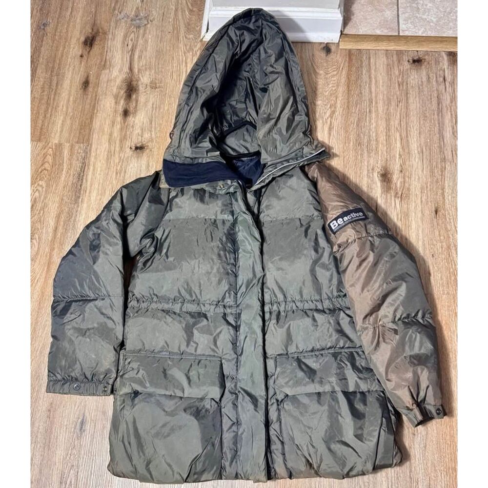 Vintage Marithe Francois Girbaud Beactive Down Puffer Coat Womens M US 26